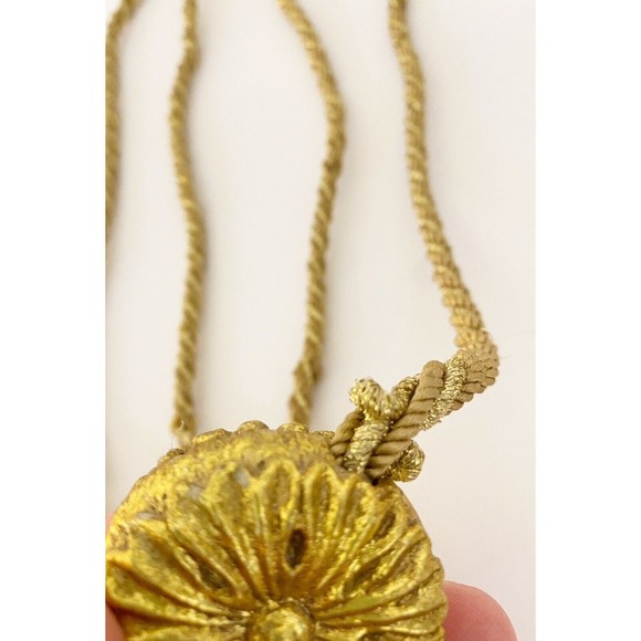 Curtain Tie Backs With Rosettes Set Of 4 - Picture 5 of 9